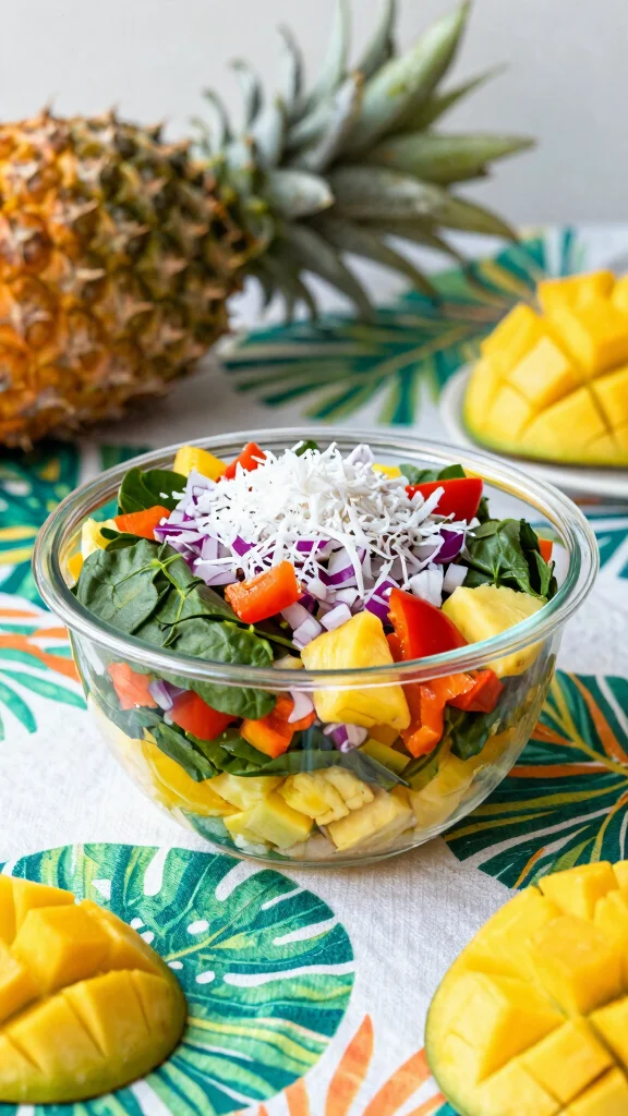 10 Seven-Layer Salads Worth Bringing to Any Party - 5. Tropical Seven-Layer Salad 1