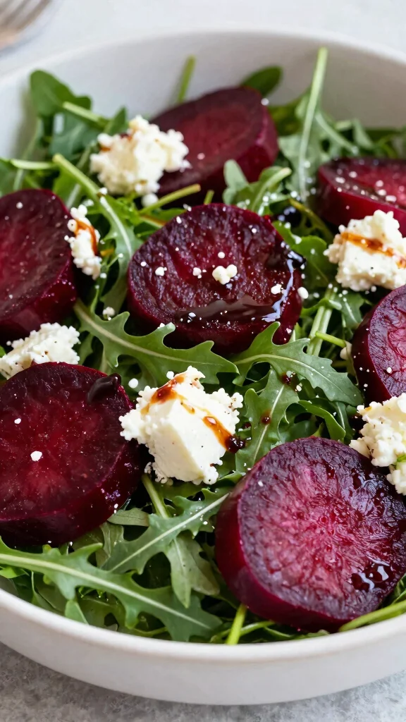 10 Simple Salads with Minimal Ingredients - 8. Roasted Beet and Goat Cheese Salad 1