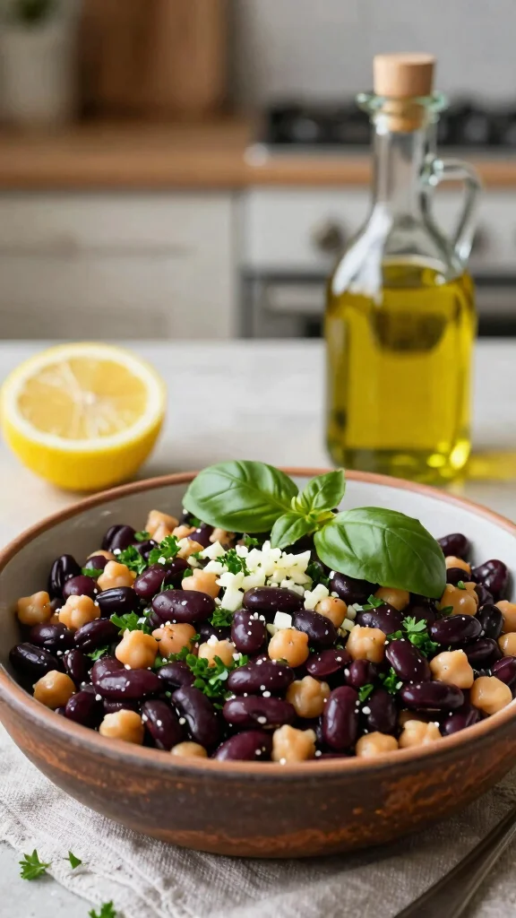 10 Three-Bean Salads That Are Easy and Budget-Friendly - 10. Bean Salad with Garlic and Herbs 1