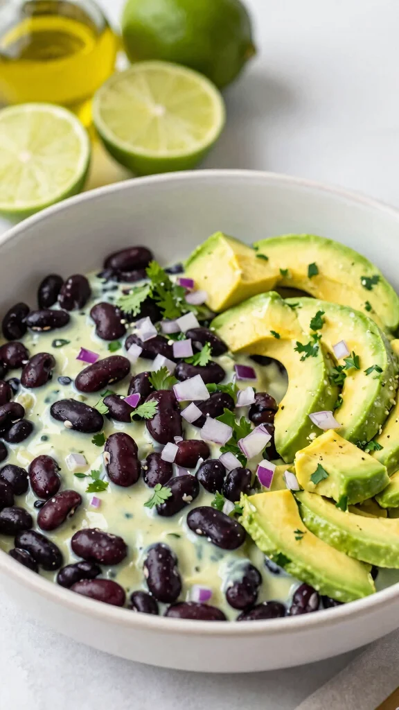 10 Three-Bean Salads That Are Easy and Budget-Friendly - 6. Bean and Avocado Salad 1