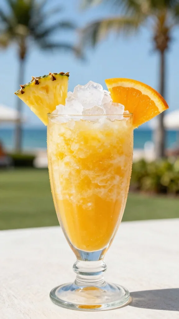 10 Tropical Pineapple and Orange Juice Recipes to Boost Immunity - 10. Frozen Pineapple Orange Slushie 1