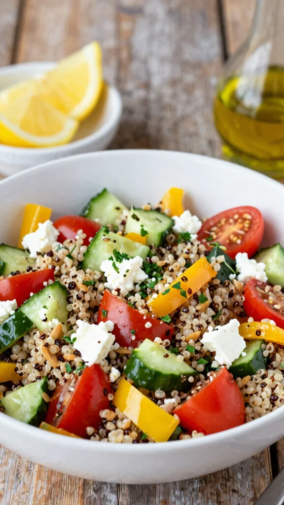 12 Chopped Salads Loaded with Texture and Flavor - 1. Mediterranean Quinoa Salad 1