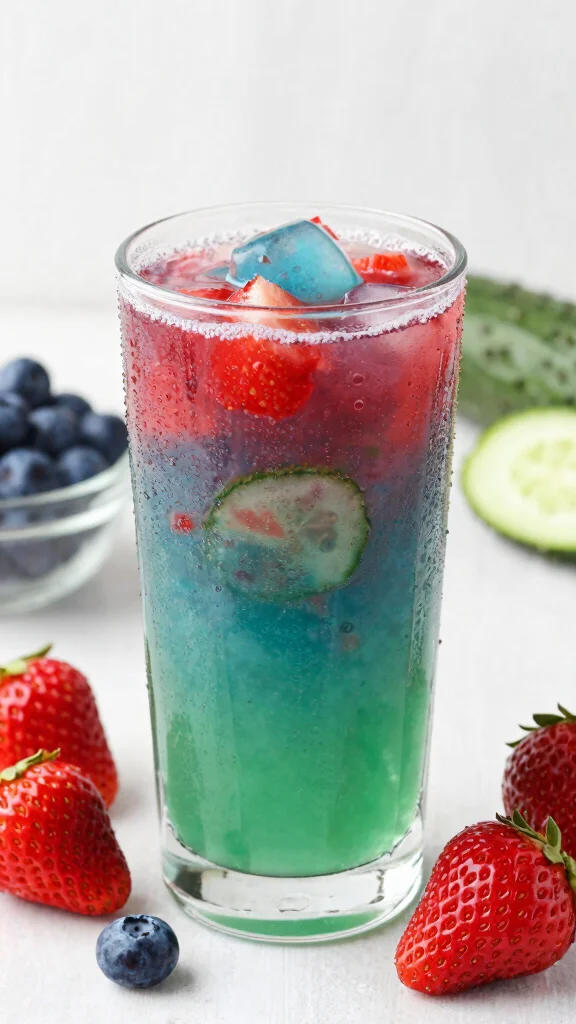 12 Cooling Cucumber Juice Recipes for Ultimate Hydration - 3. Berry Cucumber Blast 1