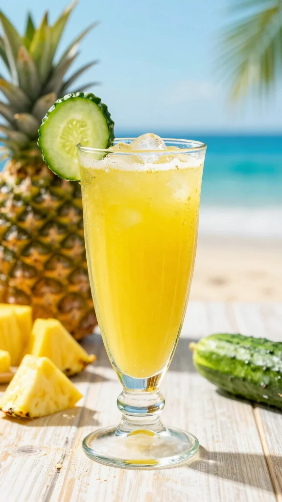 12 Cooling Cucumber Juice Recipes for Ultimate Hydration - 7. Cucumber Pineapple Fusion 1