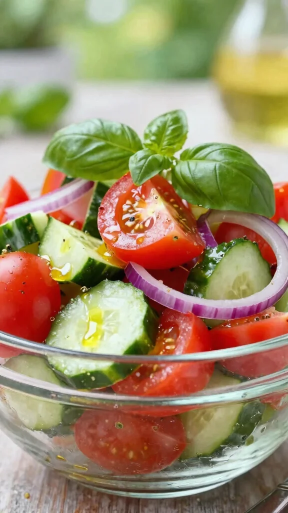 12 Cucumber Salads That Are Cool, Crisp, and Easy - 1. Classic Cucumber Tomato Salad 1