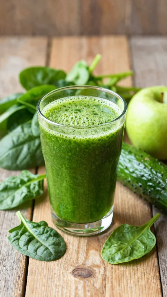 12 Detoxifying Juice Recipes for Acne and Clear Skin - 1. Green Glow Detox Juice 1