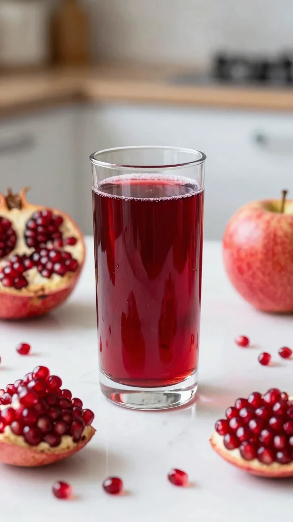 12 Detoxifying Juice Recipes for Acne and Clear Skin - 10. Pomegranate Power Juice 1