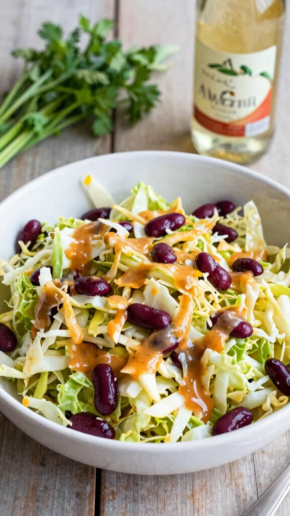 12 Easy Cabbage Salads for Budget-Friendly Meals - 10. Cabbage and Bean Salad 1