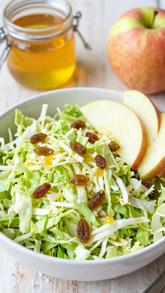 12 Easy Cabbage Salads for Budget-Friendly Meals - 4. Cabbage and Apple Slaw 1