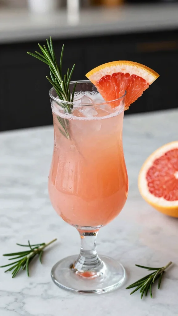 12 Easy Homemade Juice Recipes to Make at Home - 10. Grapefruit and Rosemary Juice 1