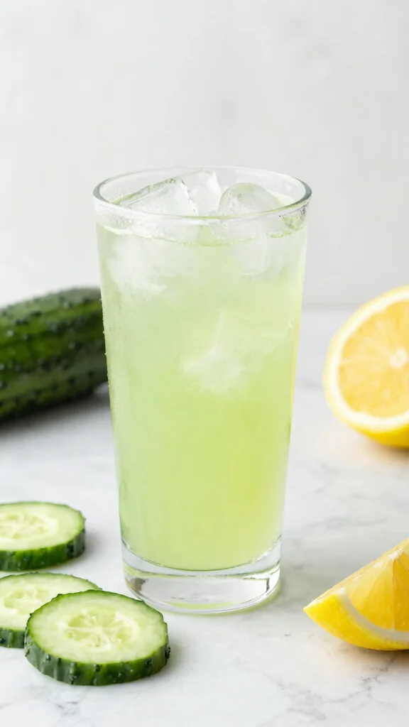 12 Easy Homemade Juice Recipes to Make at Home - 8. Cucumber Lemonade Juice 1