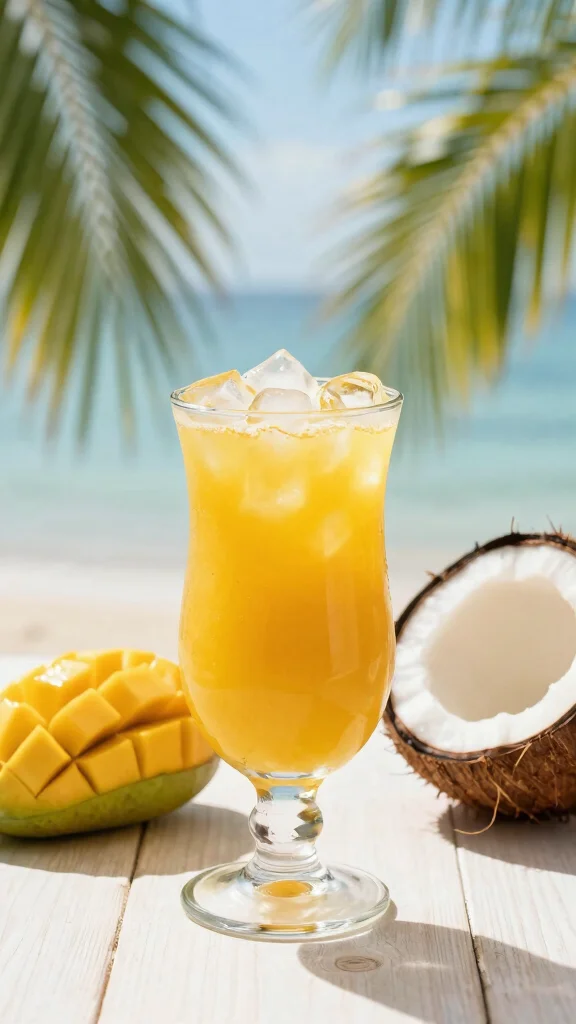 12 Easy Homemade Juice Recipes to Make at Home - 9. Mango and Coconut Juice 1