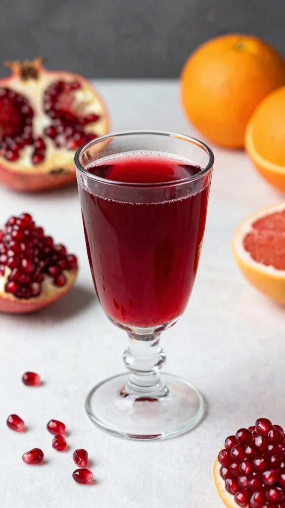 12 Healthy Juice Recipes Made with Real Fruits and Veggies - 9. Pomegranate Citrus Juice 1