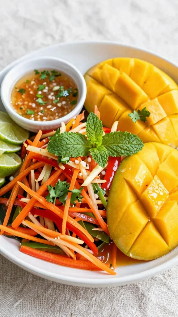 12 Healthy Salads Recipes for Easy Everyday Meals - 4. Thai Mango Salad 1