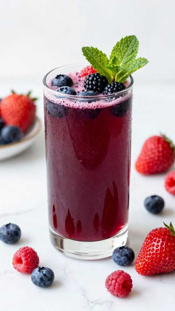 12 Heart-Healthy Juice Recipes to Lower Blood Pressure - 5. Berry Bliss Juice 1