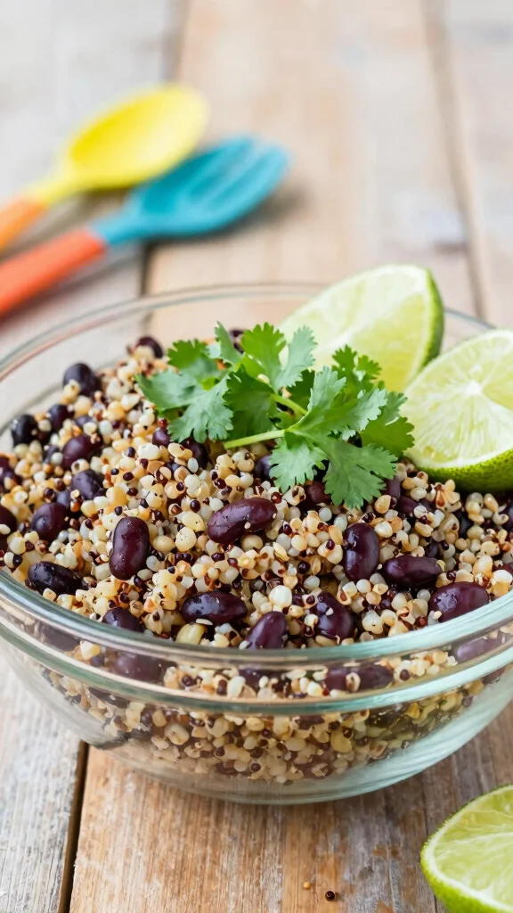12 High Protein Salads That Keep You Full Longer - 1. Quinoa and Black Bean Salad 1