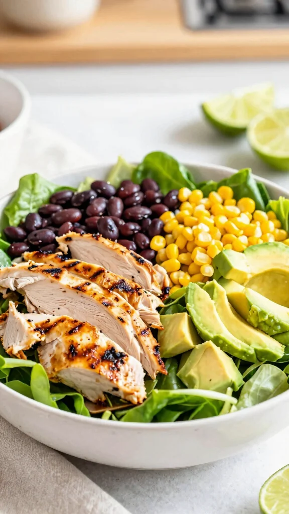 12 High Protein Salads That Keep You Full Longer - 9. Southwest Chicken Salad 1