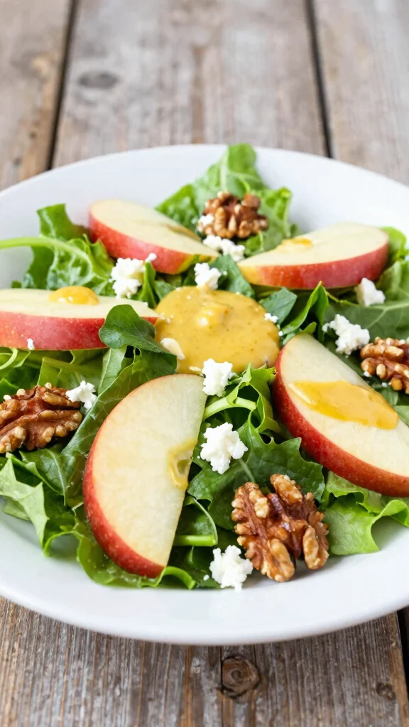 12 Homemade Salads Better Than Store-Bought - 12. Apple & Walnut Salad with Honey Mustard Dressing 1