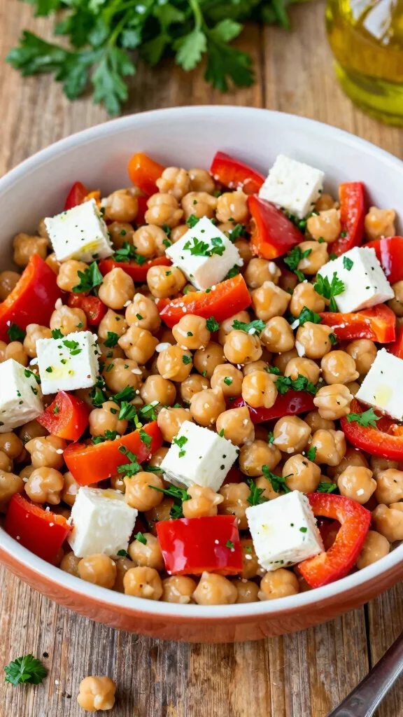 12 Homemade Salads Better Than Store-Bought - 2. Mediterranean Chickpea Salad 1