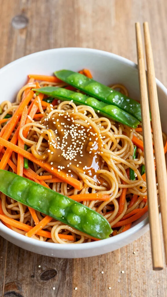 12 Homemade Salads Better Than Store-Bought - 5. Asian Noodle Salad with Sesame Dressing 1