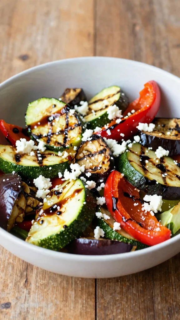 12 Homemade Salads Better Than Store-Bought - 9. Grilled Vegetable Salad with Feta 1