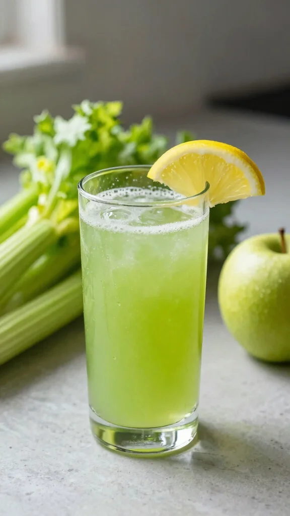 12 Juice Detox Recipes with Fresh Produce and Bold Flavor - 11. Anti-Inflammatory Celery Juice 1