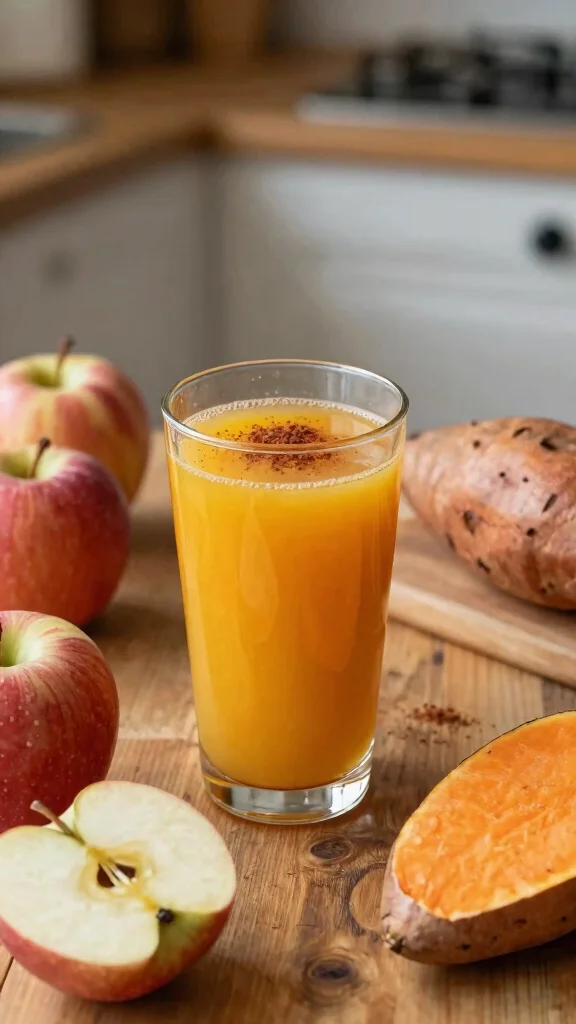 12 Juice Detox Recipes with Fresh Produce and Bold Flavor - 6. Sweet Potato and Apple Juice 1