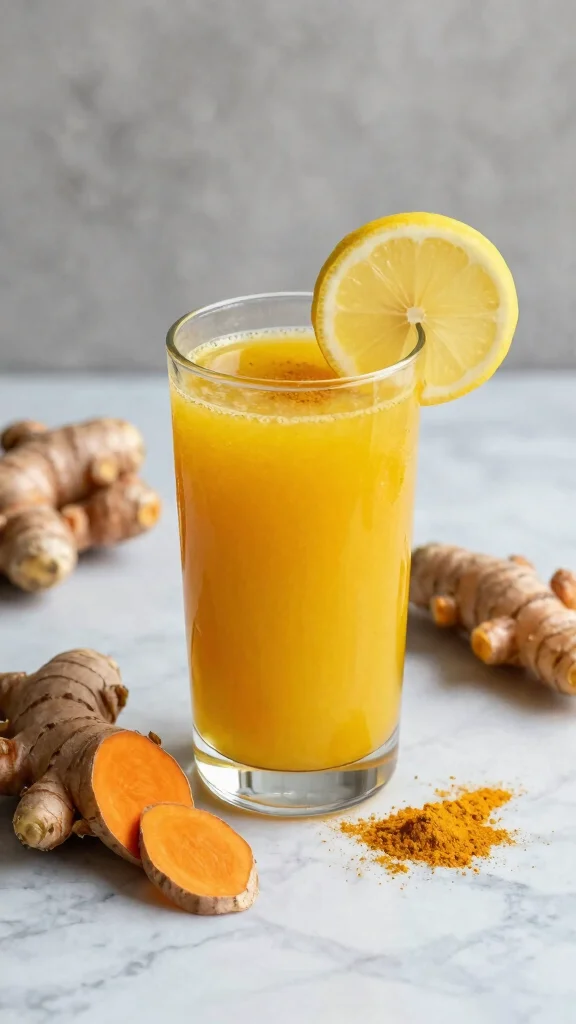 12 Juice Detox Recipes with Fresh Produce and Bold Flavor - 8. Ginger Turmeric Detox Juice 1
