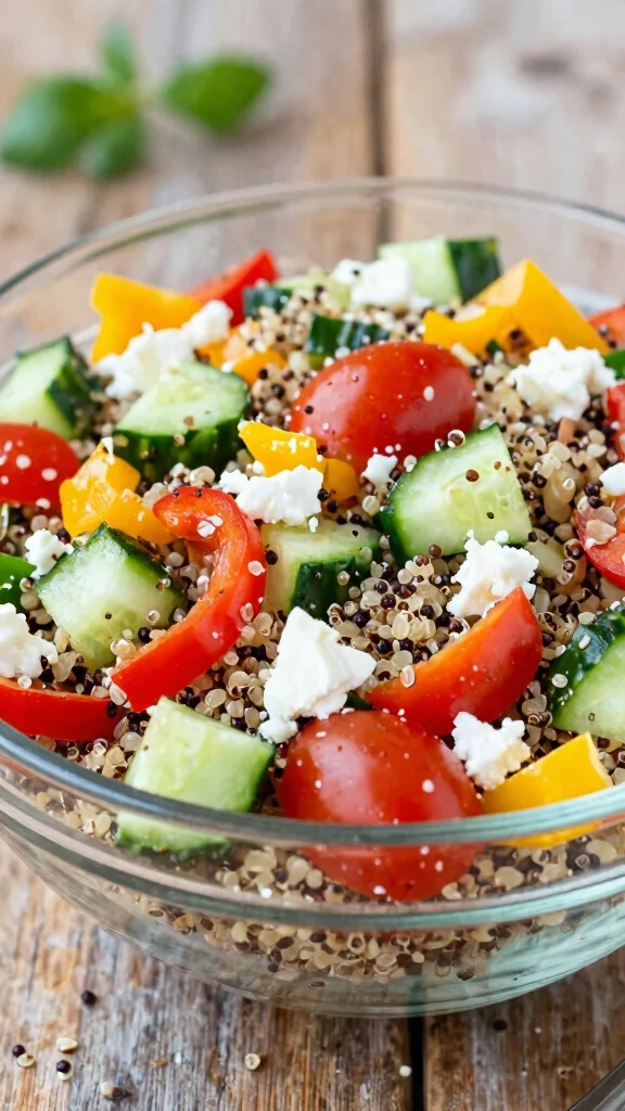 12 Mediterranean Salads Packed with Fresh Flavor - 1. Mediterranean Quinoa Salad 1