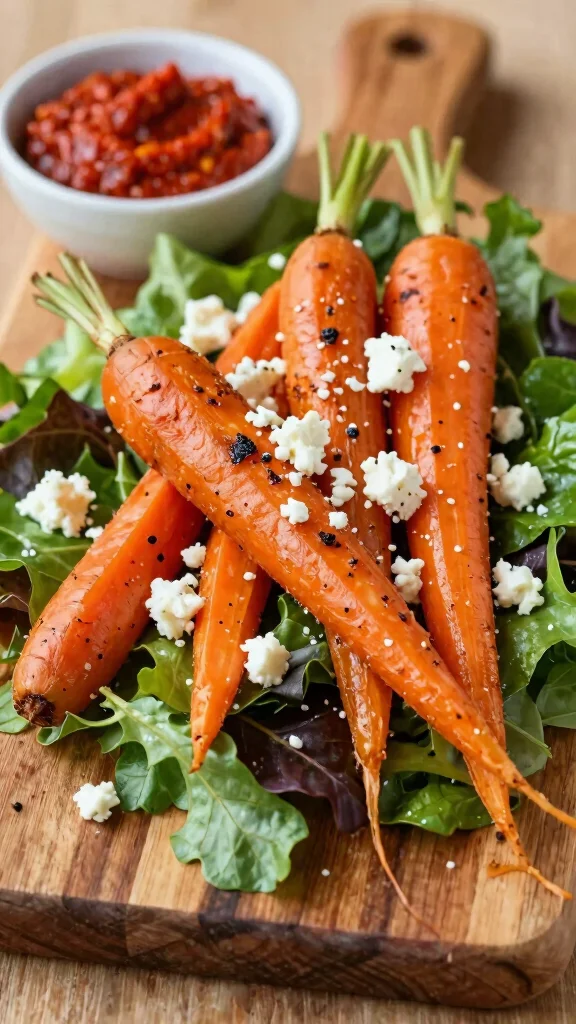 12 Party Salads Everyone Will Want Seconds Of - 10. Harissa Roasted Carrot Salad 1