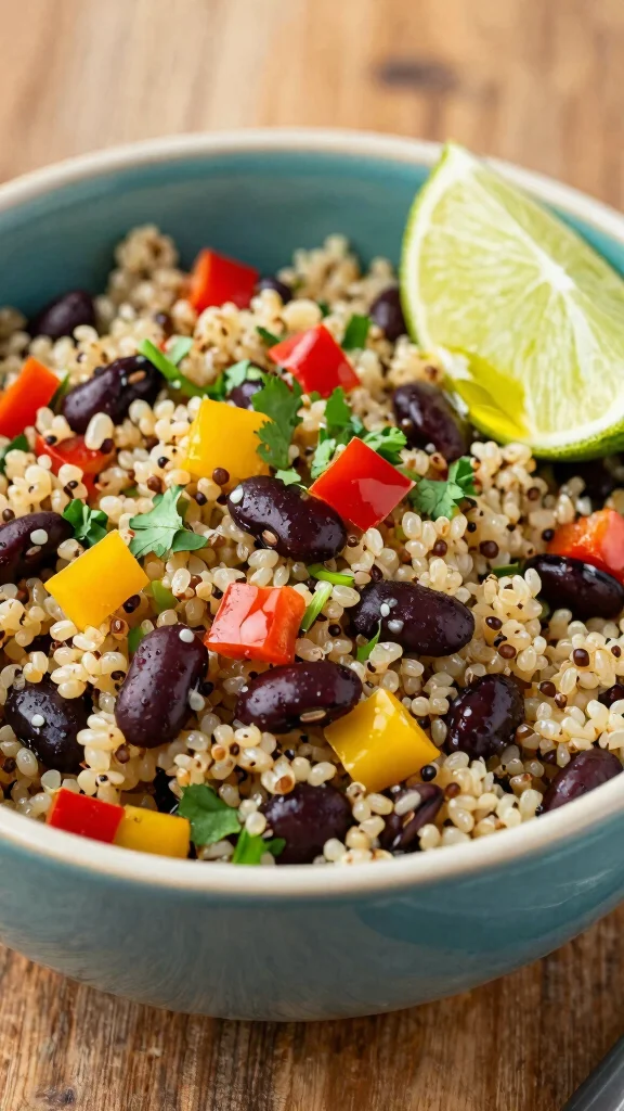 12 Protein-Packed Salads for Lunch and Dinner - 1. Quinoa and Black Bean Salad 1