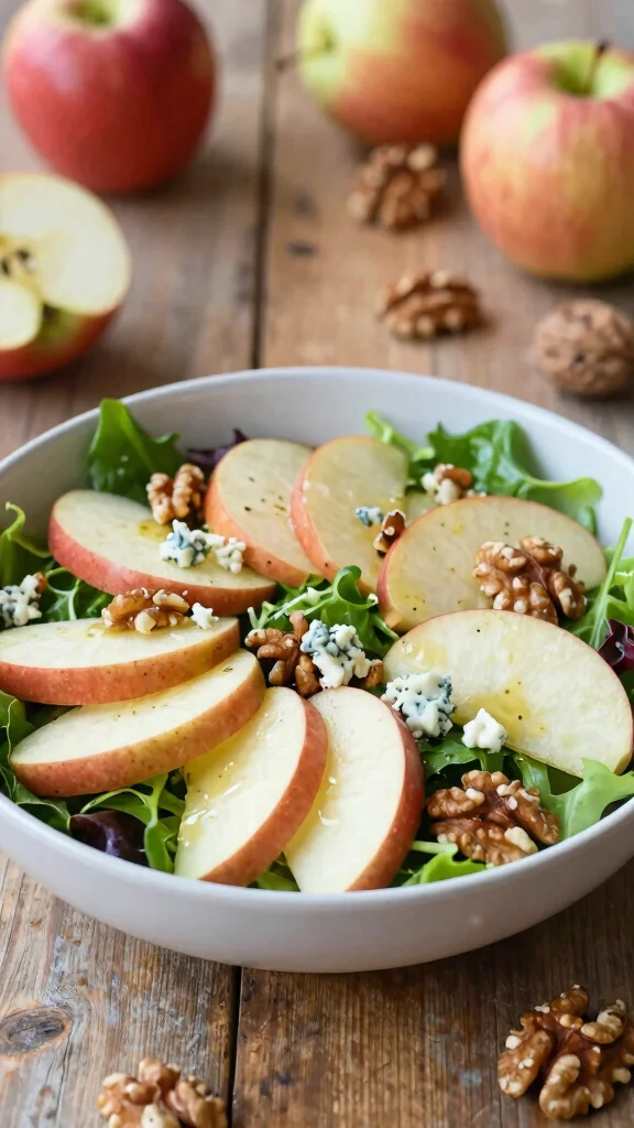 12 Protein-Packed Salads for Lunch and Dinner - 10. Apple and Walnut Salad with Blue Cheese 1