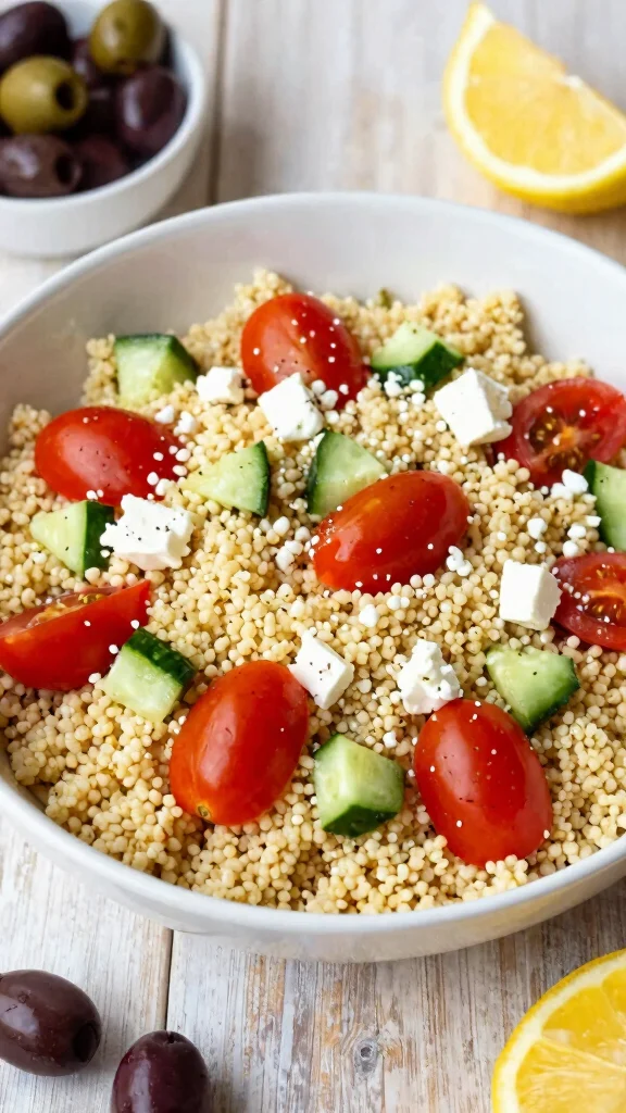 12 Protein-Packed Salads for Lunch and Dinner - 4. Mediterranean Couscous Salad 1