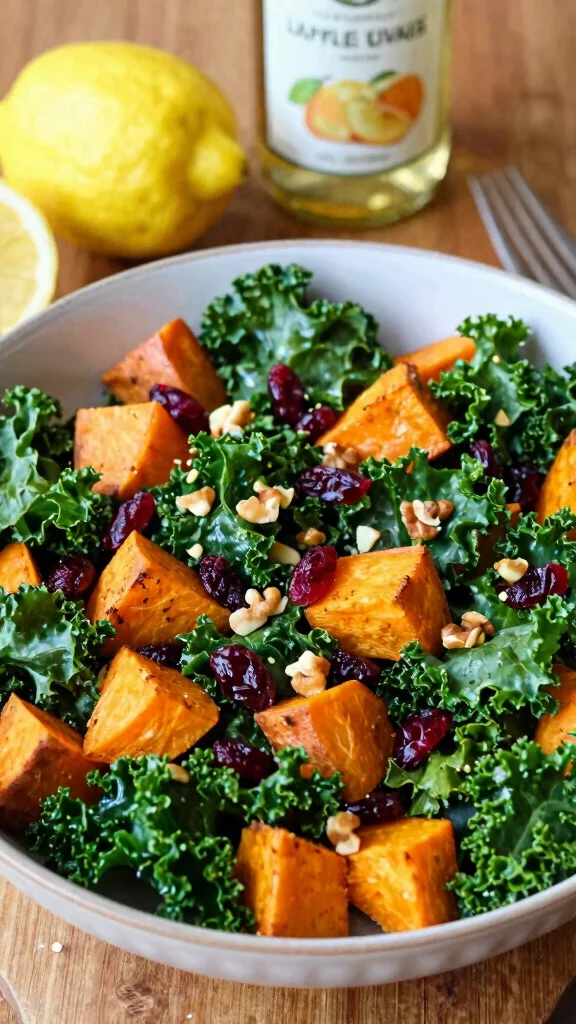 12 Protein-Packed Salads for Lunch and Dinner - 6. Sweet Potato and Kale Salad 1