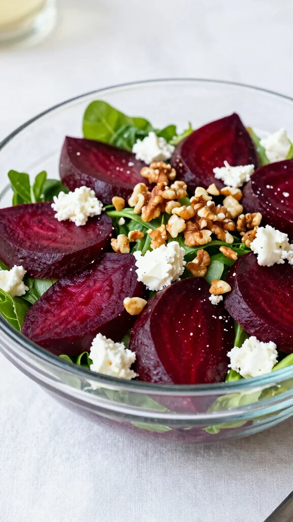 12 Protein-Packed Salads for Lunch and Dinner - 8. Roasted Beet and Goat Cheese Salad 1