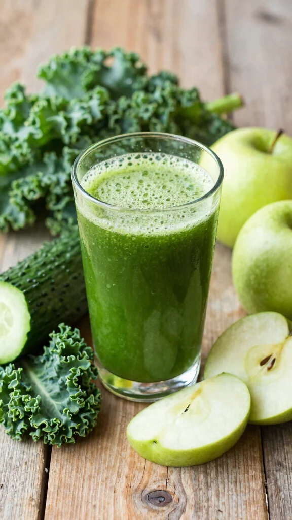 12 Refreshing Juice Recipes for Glowing, Radiant Skin - 1. Green Glow Juice 1