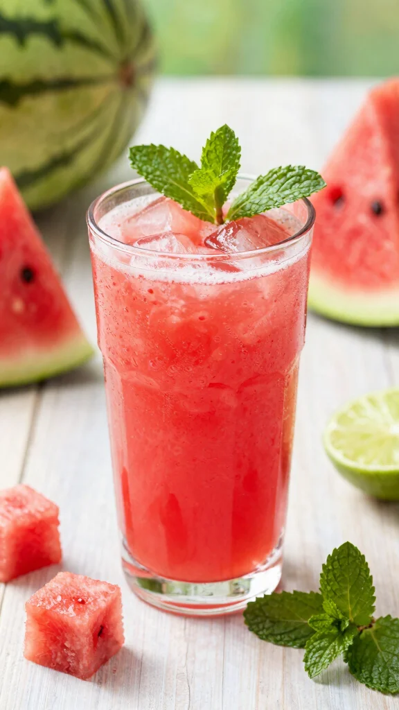 12 Refreshing Juice Recipes for Glowing, Radiant Skin - 7. Watermelon Hydration Juice 1
