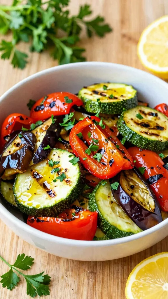 12 Salads for BBQ Parties and Summer Cookouts - 2. Mediterranean Grilled Vegetable Salad 1