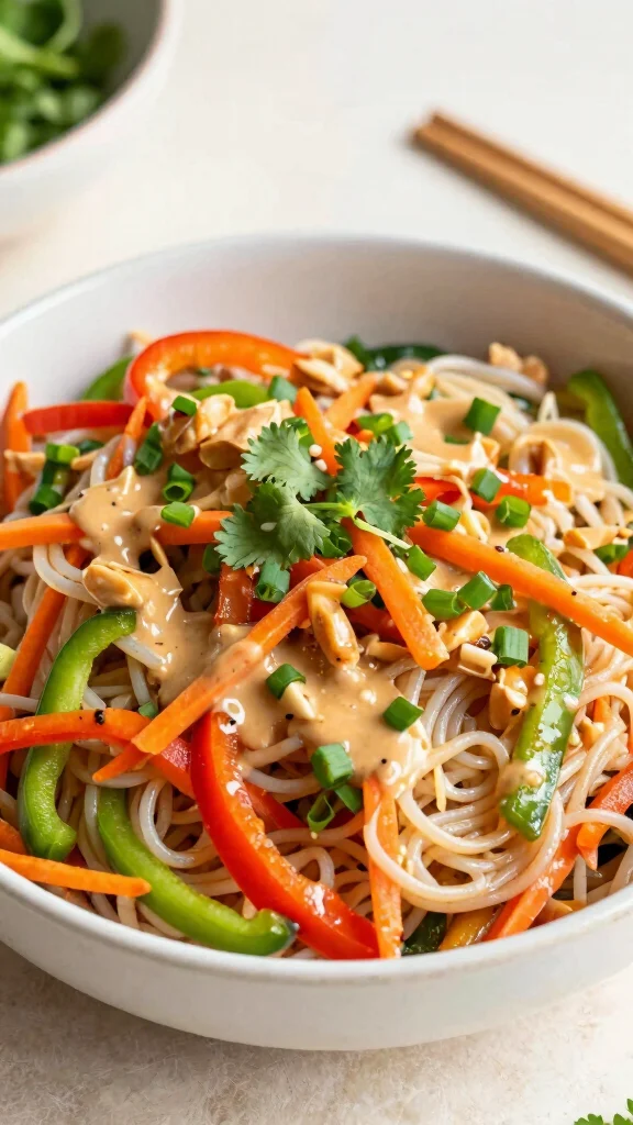 12 Vegan Salads That Are Anything but Boring - 6. Asian Noodle Salad 1
