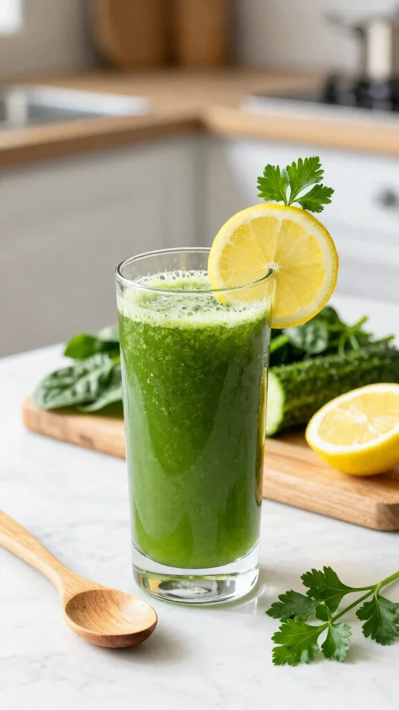 14 Energizing Juice Recipes to Boost Your Metabolism - 1. Green Metabolism Booster 1