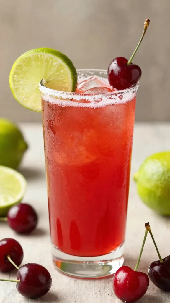 14 Energizing Juice Recipes to Boost Your Metabolism - 11. Cherry Lime Revitalizer 1
