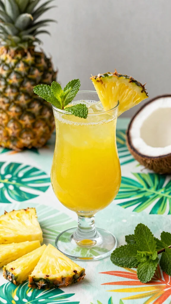 14 Energizing Juice Recipes to Boost Your Metabolism - 2. Tropical Pineapple Energizer 1