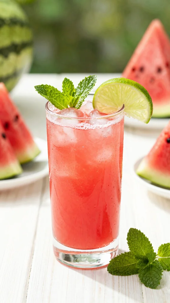 14 Energizing Juice Recipes to Boost Your Metabolism - 9. Watermelon Mint Refresher 1