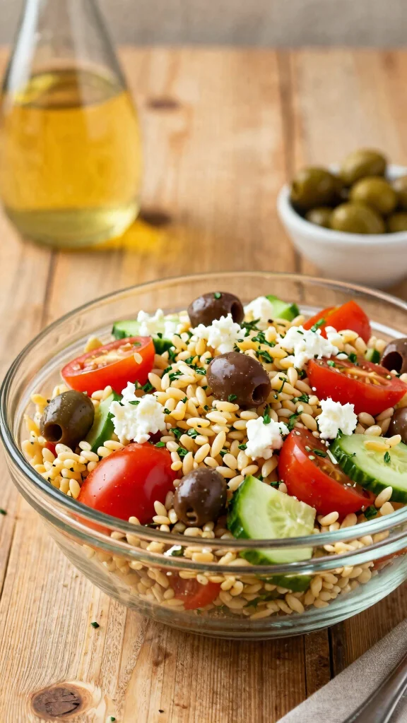 15 Easy Pasta Salads for Quick Family Meals - 1. Mediterranean Orzo Salad 1