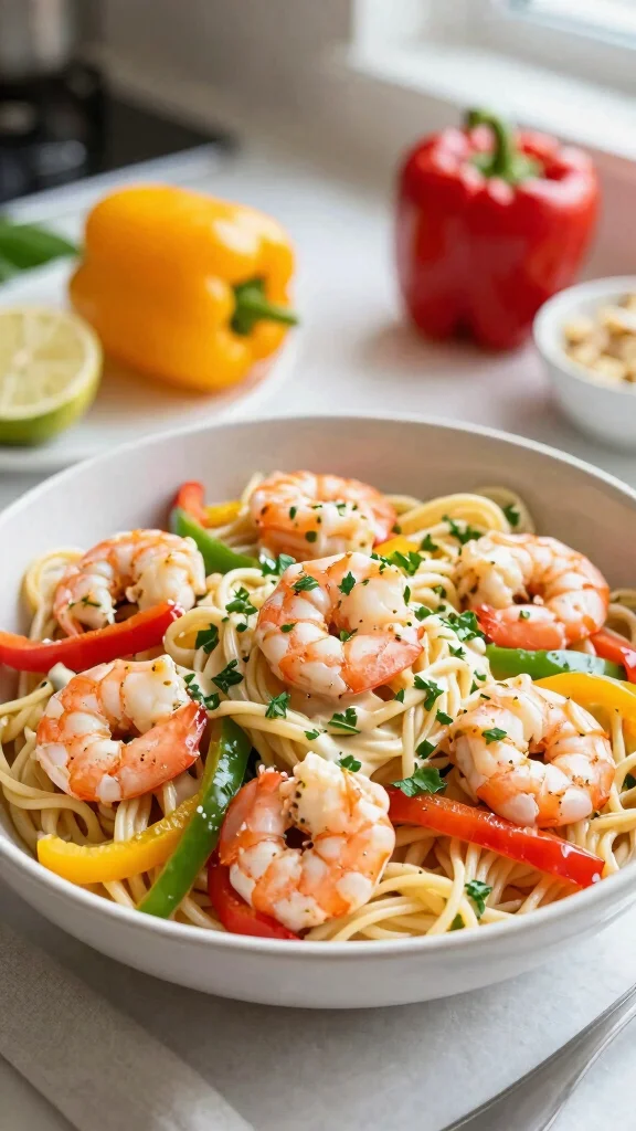 15 Easy Pasta Salads for Quick Family Meals - 11. Shrimp Pasta Salad 1