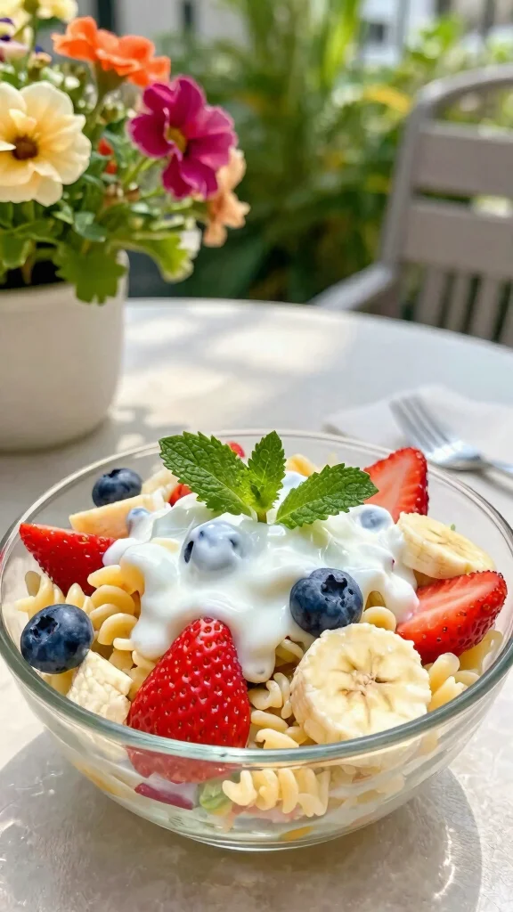 15 Easy Pasta Salads for Quick Family Meals - 15. Fruit Pasta Salad 1