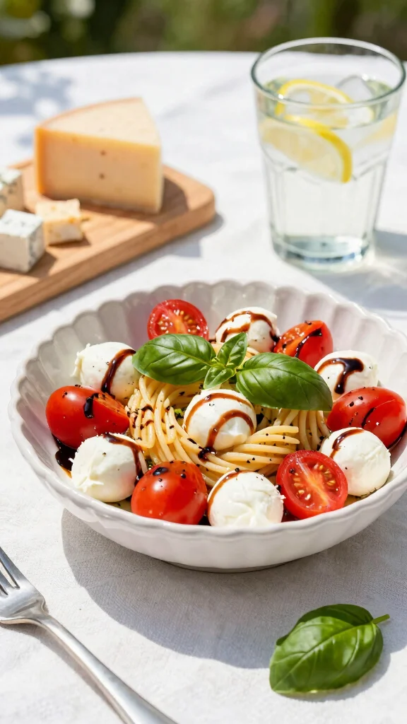 15 Easy Pasta Salads for Quick Family Meals - 2. Caprese Pasta Salad 1
