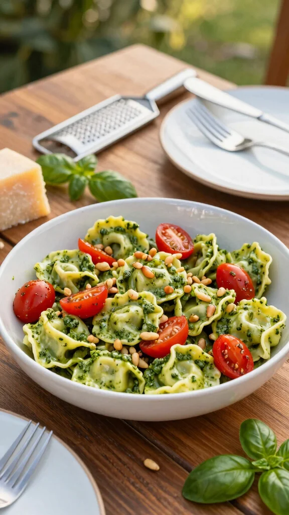 15 Easy Pasta Salads for Quick Family Meals - 3. Pesto Tortellini Salad 1
