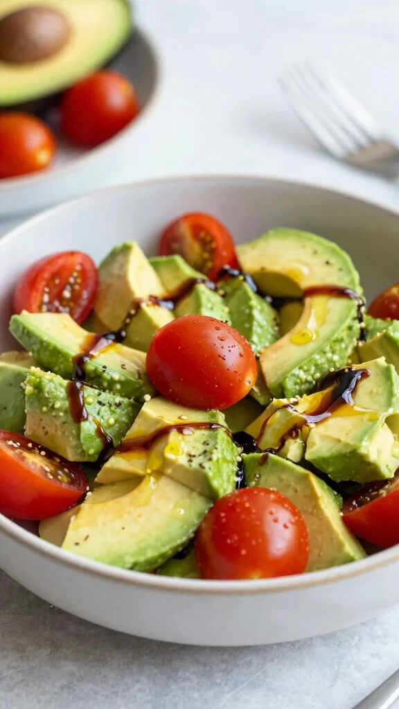 15 Easy Salads You Can Throw Together Fast - 4. Avocado & Tomato Salad 1
