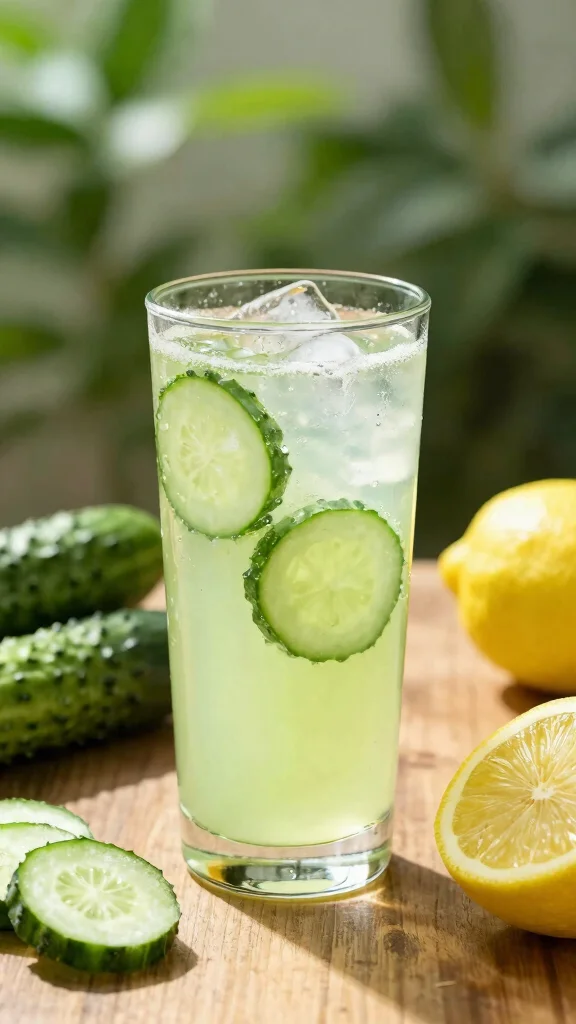 15 Health Juice Recipes for Everyday Wellness and Energy - 12. Cucumber Lemonade Juice 1